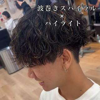 パーマ 優菜/ メンズパーマのヘアスタイル