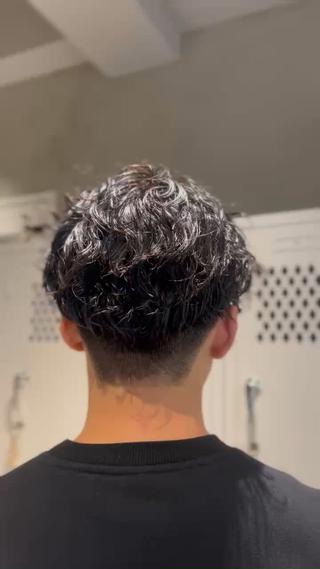 パーマ メンズ しずく🤍🧸 / fifthパーマのヘアスタイル