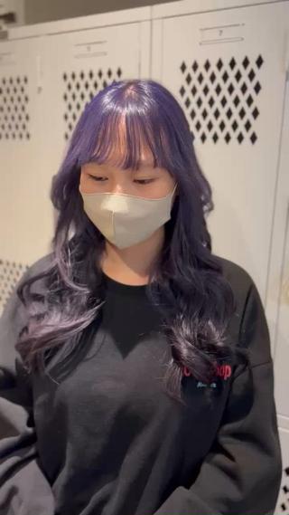 カラー しずく🤍🧸 / fifthパーマのヘアスタイル