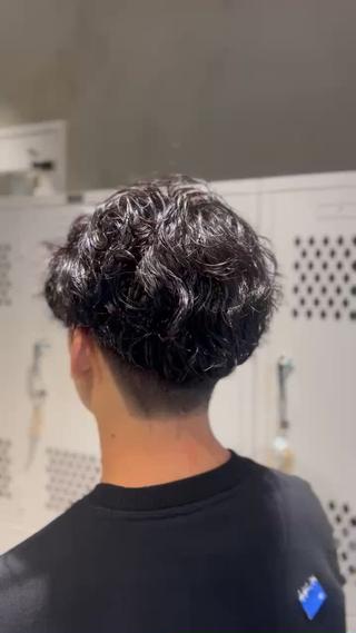 パーマ メンズ しずく🤍🧸 / fifthパーマのヘアスタイル