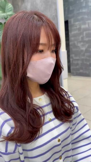 ロング カラー SHUN/ブリーチ/ カラー/臼井/佐倉のヘアスタイル