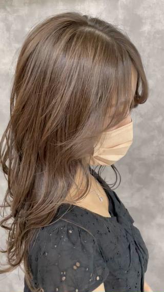 ロング カラー SHUN/ブリーチ/ カラー/臼井/佐倉のヘアスタイル