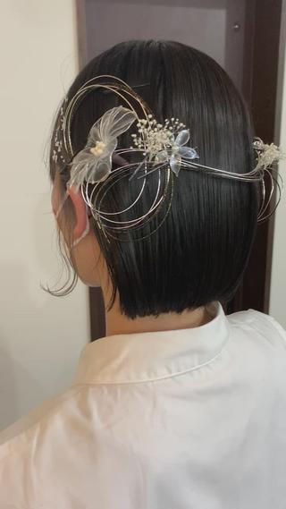 卒業式ヘアセットです！
早朝の場合はご相談ください！！ 
