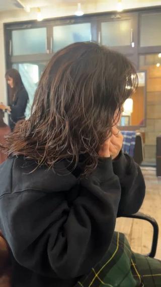 セミロング パーマ 🌿ボブ パーマ高橋啓太🌿のヘアスタイル
