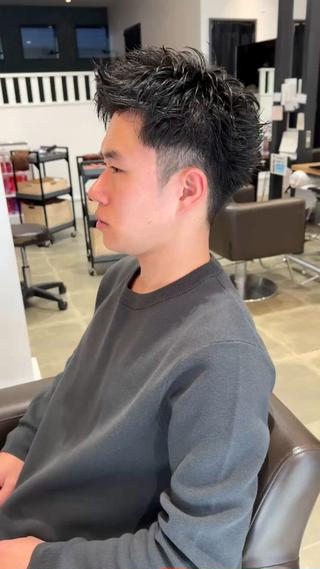 メンズ 細沼 葵のヘアスタイル