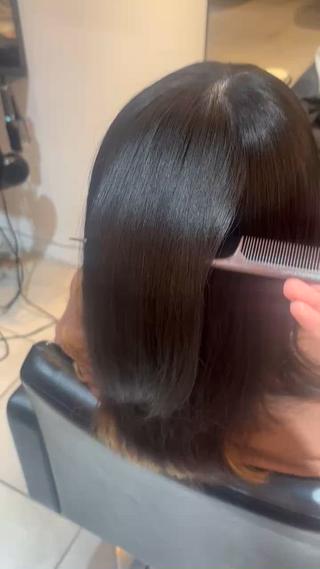 ミディアム 🍂Yuna＊艶感 暖色カラー🍑のヘアスタイル