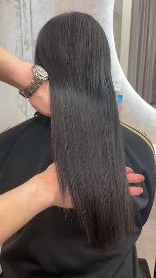 ロング 奥野碧🌈艶髪 /ダメージレスカラーのヘアスタイル