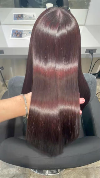 髪質改善酸性ストレート 