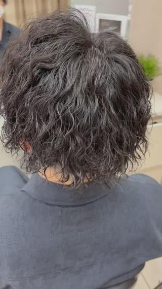 パーマ メンズ バレイヤージュ/ヘア アレンジ/shionのヘアスタイル