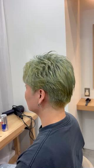 カラー 立石 旭良のヘアスタイル