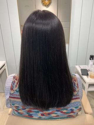 ロング カラー 韓国風レイヤーカット 💎髪質改善"yuiのヘアスタイル