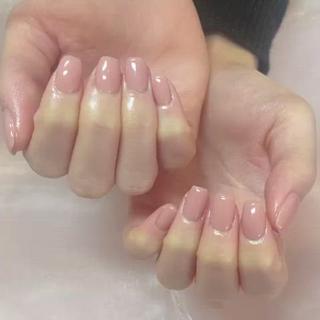 ちゅるんピンクベージュワンカラー
ツヤツヤです 