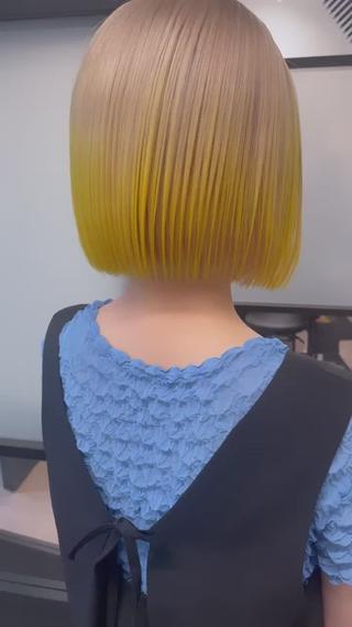 カラー storiiz所属・本田大輝top designerのヘアスタイル