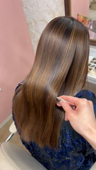 ロング 髪質改善特化💫 韓国ヘア🫧吉田歩夢のヘアスタイル