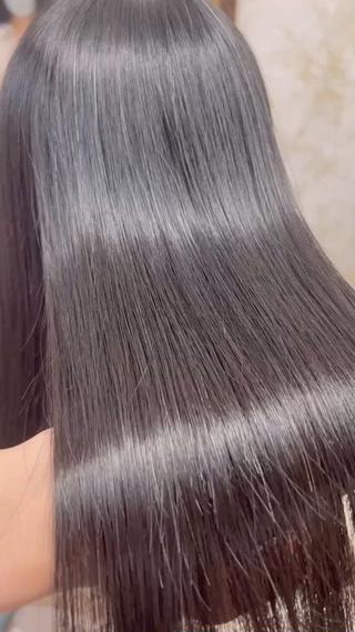 セミロング 髪質改善特化💫 韓国ヘアAyumuのヘアスタイル