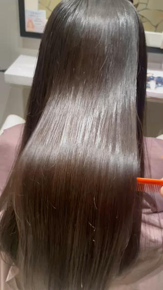 ロング パーマ k-twoたき✨艶感 カラー/美髪矯正のヘアスタイル