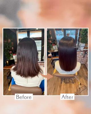 セミロング Instagram→ ryo.y_fanのヘアスタイル
