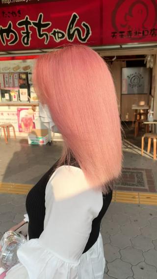 ミディアム カラー ヘアアレンジ ネイル マツエク・マツパ ブリーチ特化 / share 元太のヘアスタイル