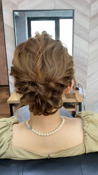 良い出来のヘアセット 