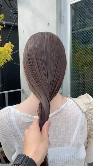 ロング カラー 村田 りょうやのヘアスタイル