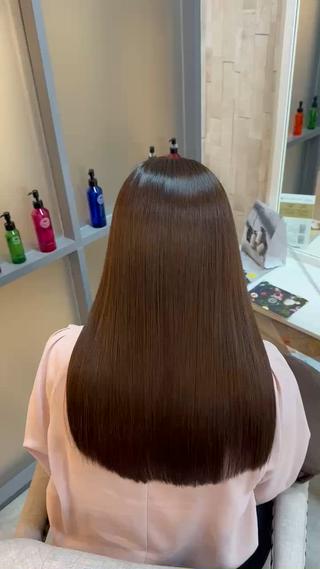ロング 🖤ほのか/ツヤ髪 /髪質改善/縮毛矯正のヘアスタイル