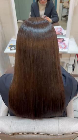 ロング カラー 🖤ほのか/ツヤ髪 /髪質改善/縮毛矯正のヘアスタイル