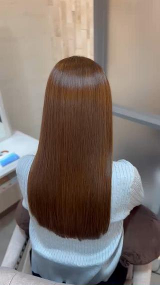 ロング 🖤ほのか/ツヤ髪 /髪質改善/縮毛矯正のヘアスタイル