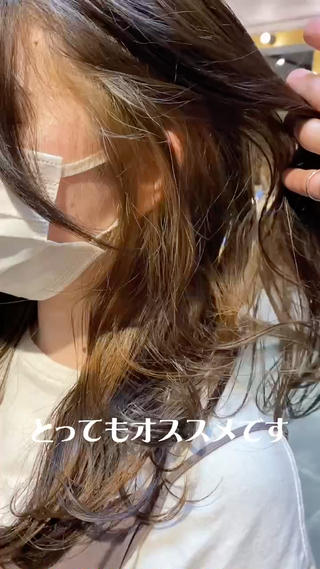 ミディアム ボブ/縮毛矯正 髪質改善/もえるのヘアスタイル