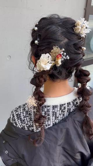どこからみても可愛いアレンジはお任せください 