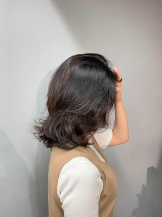 ミディアム パーマ 🩶Nemoto Saki🩶のヘアスタイル