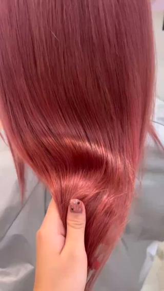 カラー ness 一花のヘアスタイル