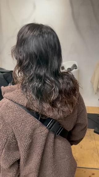 #ロングパーマ #パーマ女子 #雲龍柳