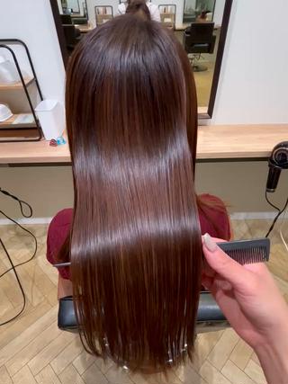 ロング パーマ 透明感カラー/ レイヤーkotonoのヘアスタイル