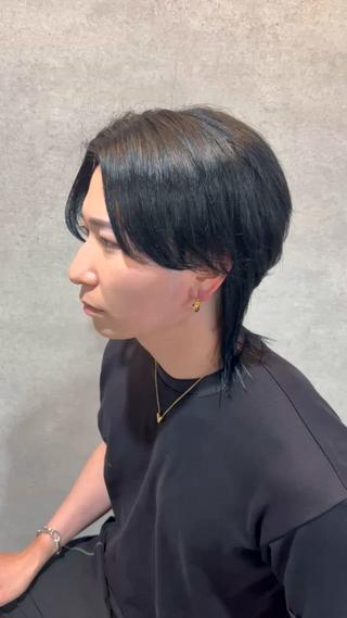 波巻きスパイラル/波巻きツイストスパイラル/ツイストスパイラル/ツイスパ/無造作/メンズパーマ/メンズカット/センターパート/マッシュ/メンズ/プードルパーマ/ニュアンスパーマ/メッシュ/ハイライト/ツーブロック/校則OK/渋谷/渋谷美容室/スペインカール 