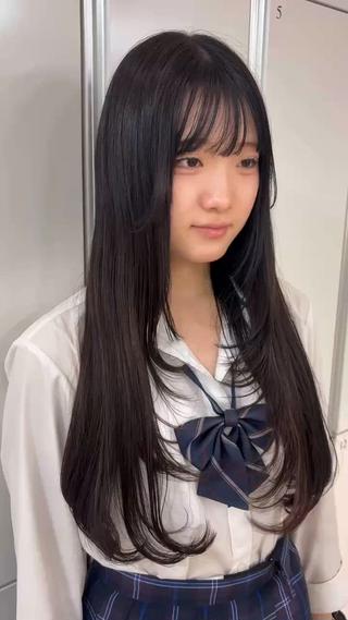 ロング CREA渋沢 モデル募集🌺アイナのヘアスタイル