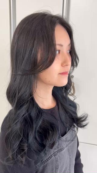ロング カラー CREA渋沢 モデル募集🌺アイナのヘアスタイル