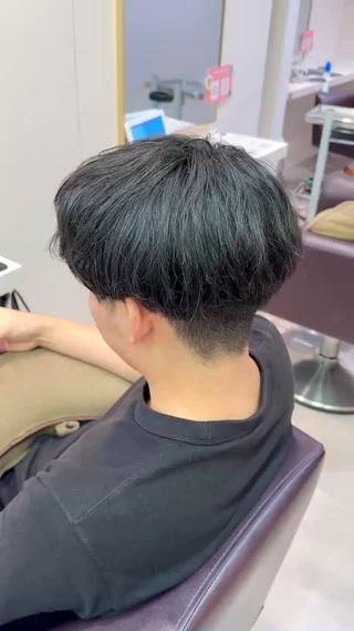 メンズ 暖色🧡カラー モデル💖石川町のヘアスタイル