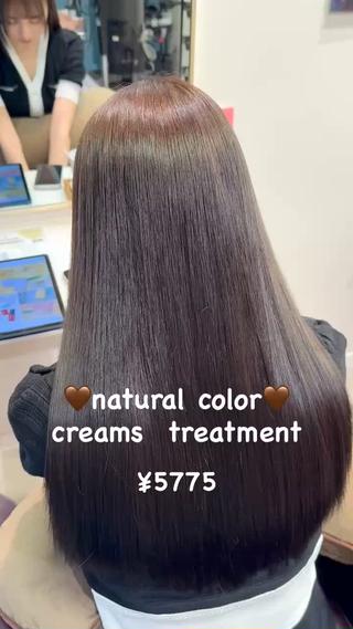 ロング 暖色🧡カット モデル💖石川町のヘアスタイル