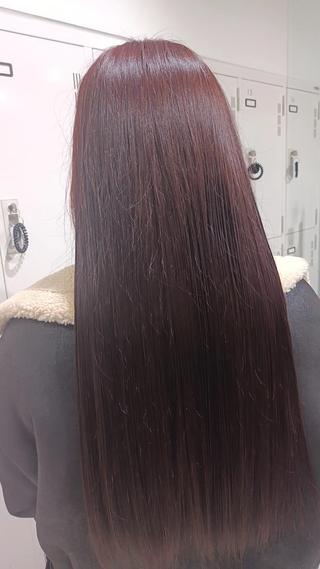 ロング 【縮毛矯正/レディー スカット】美涼🎀のヘアスタイル