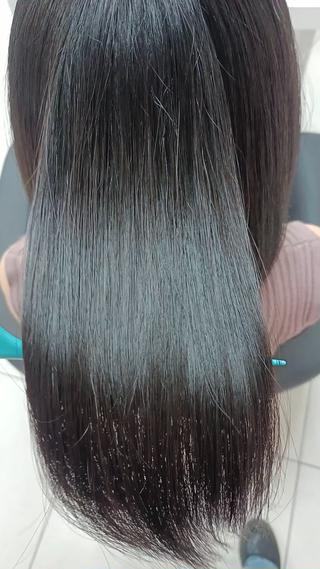 ミディアム パーマ 【縮毛矯正/レディー スカット】美涼🎀のヘアスタイル