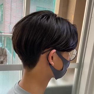 ショート パーマ メンズ 永野 正芳のヘアスタイル