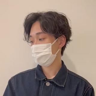 ショート パーマ メンズ 永野 正芳のヘアスタイル