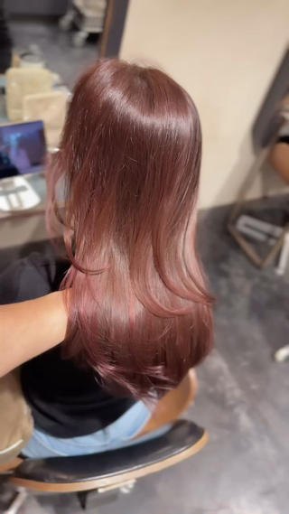 ロング カラー 泉 堅也のヘアスタイル