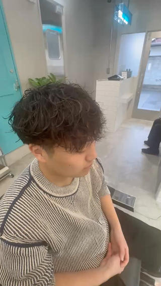 パーマ メンズ 👑駅近メンズサロン パーマ特化北千住👑のヘアスタイル