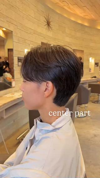 メンズ パーマ/艶カラー /伊藤愛麻のヘアスタイル