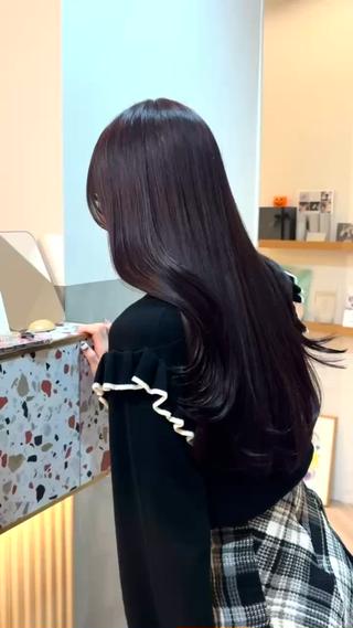 セミロング 似合わせ/透明感 /レイヤー/りほ🤍のヘアスタイル