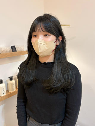 ミディアム 似合わせ/透明感 /レイヤー/りほ🤍のヘアスタイル
