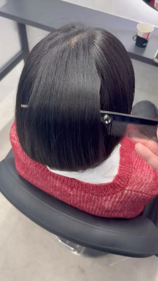 ショート XYZ所属・縮毛矯正/髪質改善 韓国風/MIKIYAのヘアスタイル