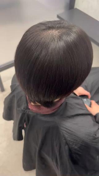 ショート XYZ所属・縮毛矯正/髪質改善 韓国風/MIKIYAのヘアスタイル