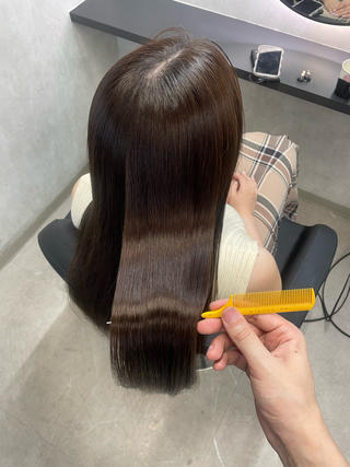 ロング カラー XYZ所属・縮毛矯正/髪質改善 韓国風/MIKIYAのヘアスタイル